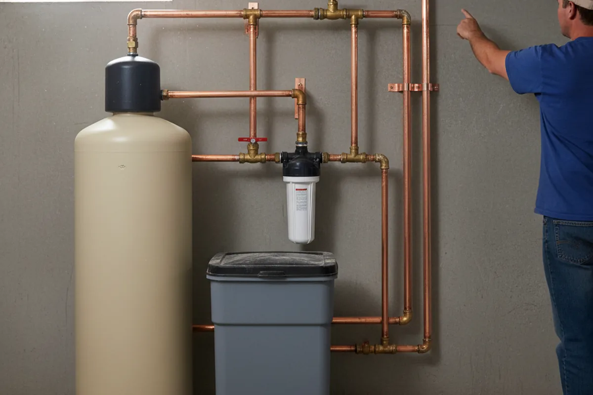 Whole-house water treatment system installed in Brainard
